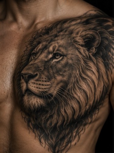 Black and grey tattoo portfolio image