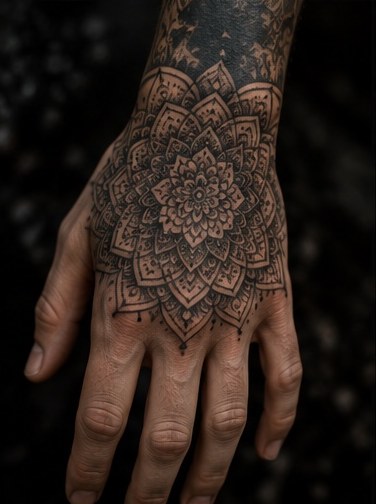 Black and grey tattoo portfolio image