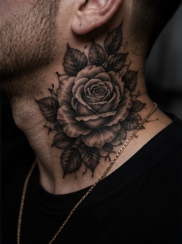 Black and grey tattoo portfolio image