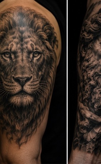 Black and grey tattoo portfolio image