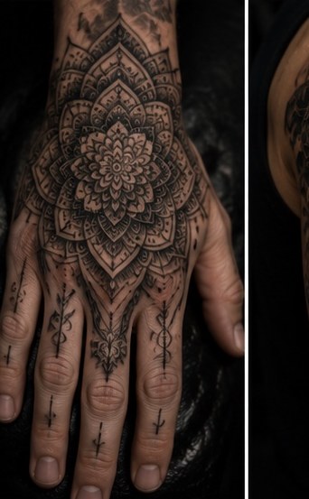 Black and grey tattoo portfolio image