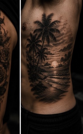 Black and grey tattoo portfolio image